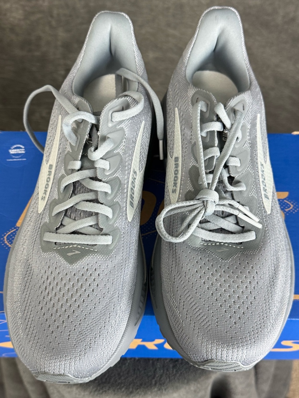 Brooks Ghost 17 Men’s 8.5 D Gray Running Shoes New With Box - Picture 3 of 10